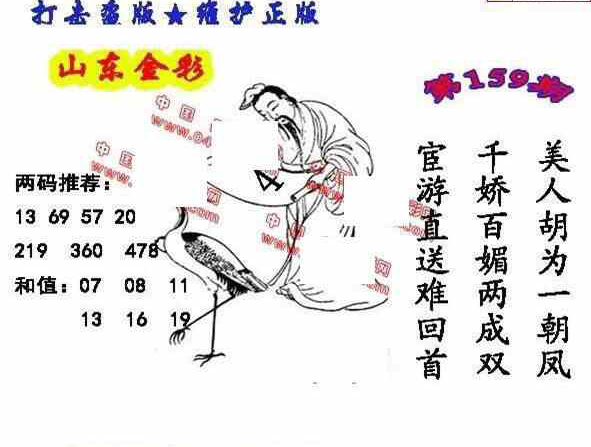 24159期: 福彩3D丹东全图分析