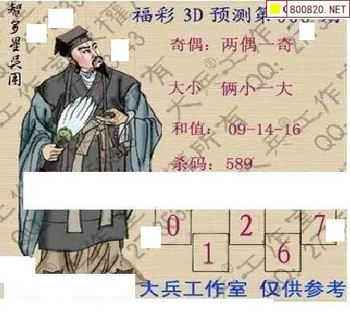 26006期: 大兵福彩3D黄金报图版