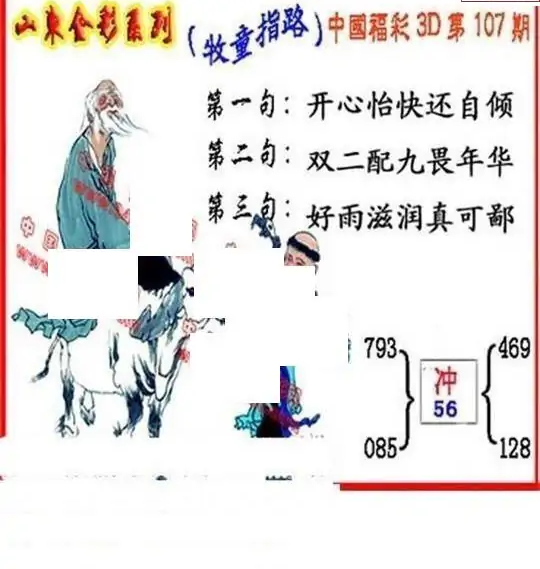 25107期: 福彩3D丹东全图分析