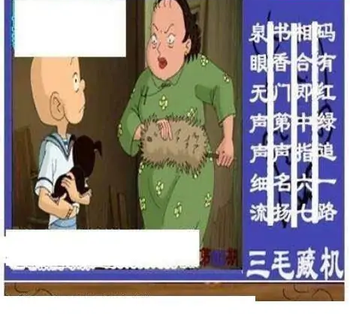 26002期: 三毛3D精品图谜