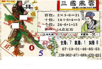 26009期: 福彩3D丹东全图分析