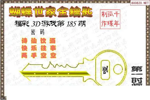 25185期: 3D蝴蝶世家蝴蝶彩图