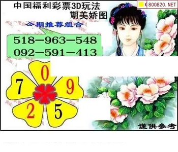 福彩3D 26066期佐罗图一掌经预测图