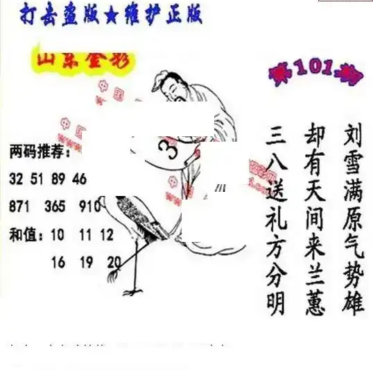 25101期: 福彩3D丹东全图分析