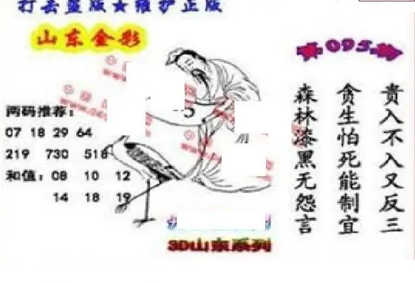 25095期: 福彩3D丹东全图分析