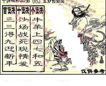 福彩3D 26083期佐罗图一掌经预测图