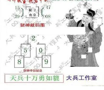 26007期: 大兵福彩3D黄金报图版