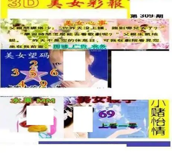 25309期: 三毛3D精品图谜
