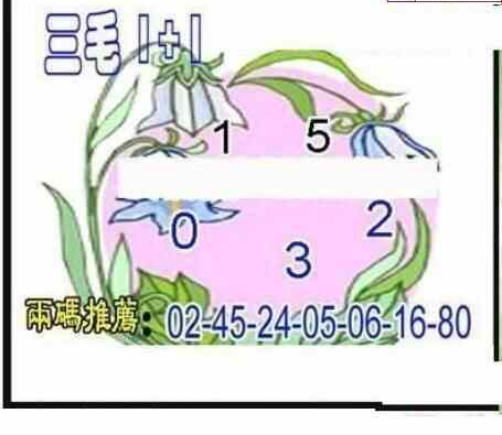 24078期: 三毛3D精品图谜