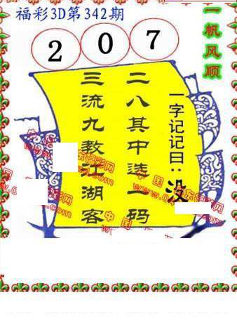 24342期: 福彩3D丹东全图分析