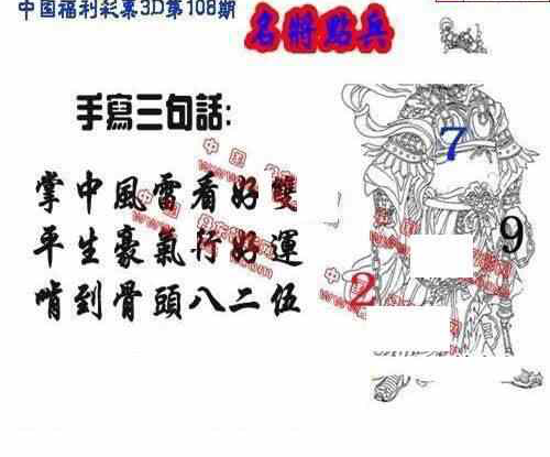 24108期: 福彩3D丹东全图分析