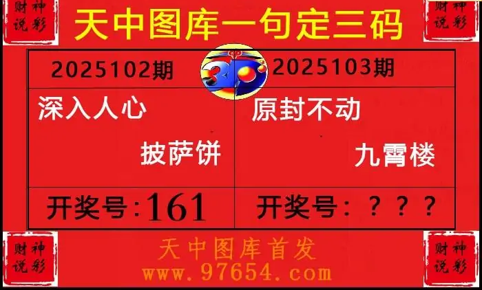25103期: 财神说彩3D全套图版