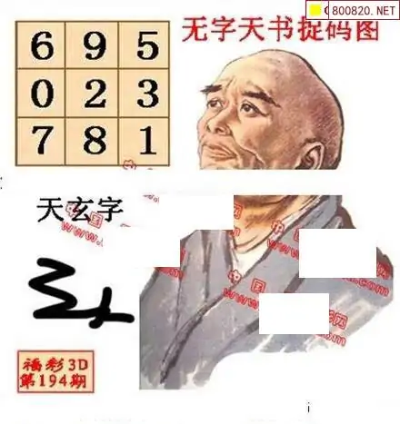 25194期: 福彩3D丹东全图分析