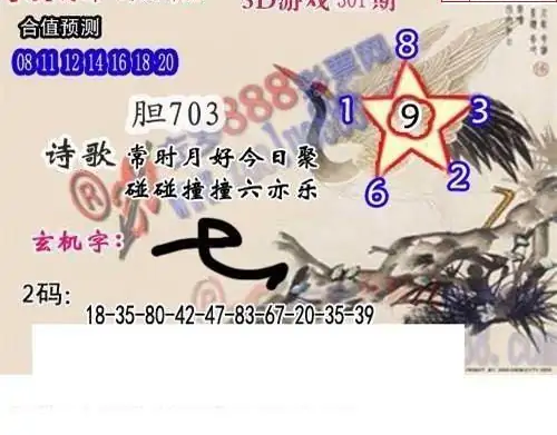 25301期: 白老3D杀码图版