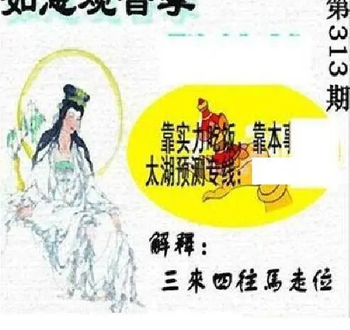 25313期: 太湖图福彩3D精品预测