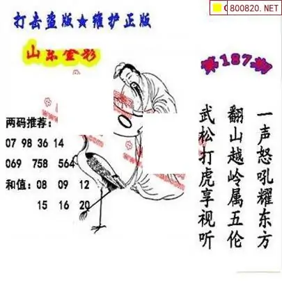 25187期: 福彩3D丹东全图分析