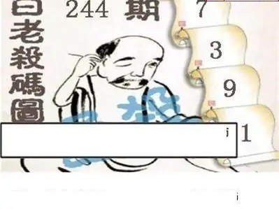 25244期: 白老3D杀码图版