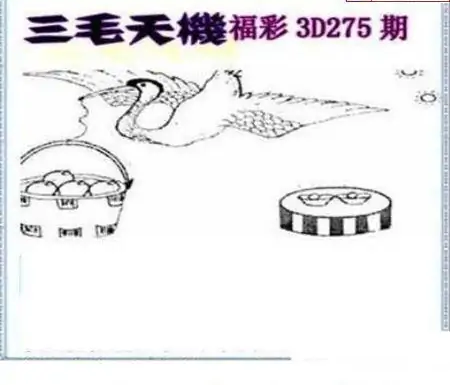 25275期: 三毛3D精品图谜