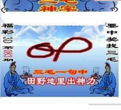 24083期: 三毛3D精品图谜