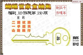 25350期: 3D蝴蝶世家蝴蝶彩图