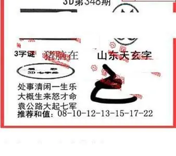 25348期: 福彩3D丹东全图分析