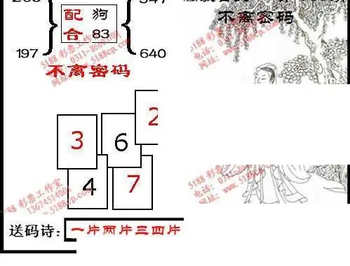 九宝图26065期福彩3D寻码图