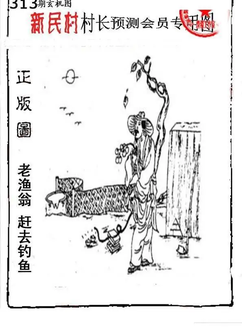 25313期: 老村长福彩3D天天图谜