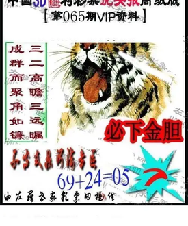 福彩3D 26065期佐罗图一掌经预测图