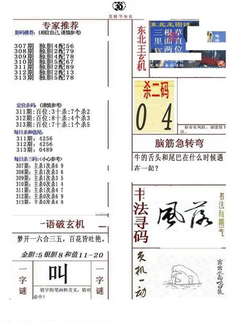 25313期: 福彩3D全套图版参考