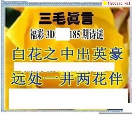 25185期: 三毛3D精品图谜