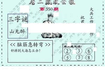 25350期: 大兵福彩3D黄金报图版
