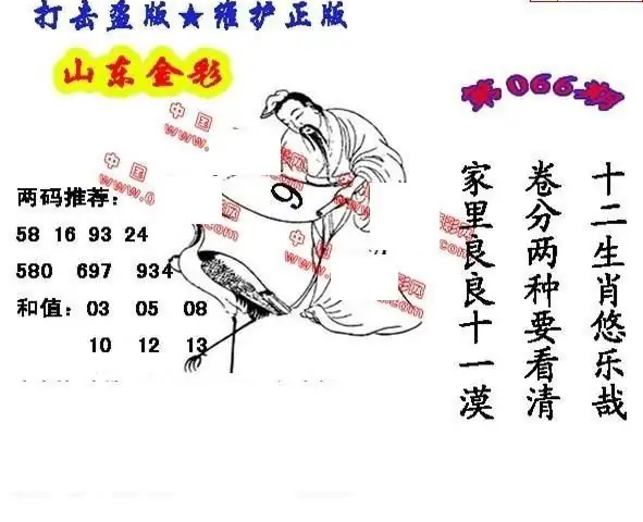 25066期: 福彩3D丹东全图分析