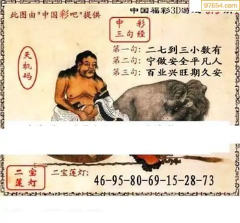 福彩3D26079期天中全套预测分析图