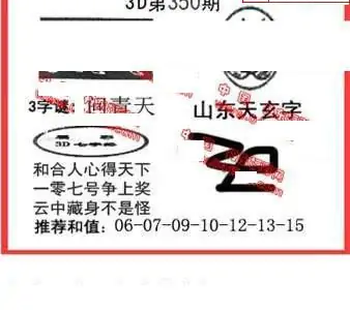 25350期: 福彩3D丹东全图分析