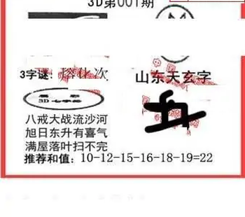 26001期: 福彩3D丹东全图分析