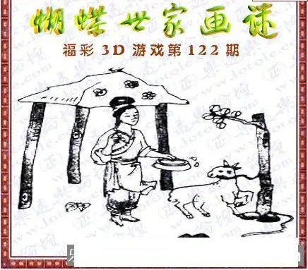 25122期: 3D蝴蝶世家蝴蝶彩图