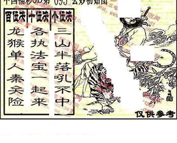 福彩3D 26095期佐罗图一掌经预测图