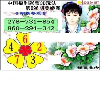 福彩3D 26096期佐罗图一掌经预测图