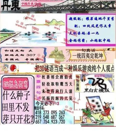 25256期: 福彩3D丹东全图分析