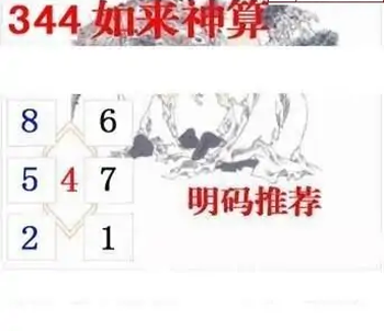 25344期: 白老3D杀码图版