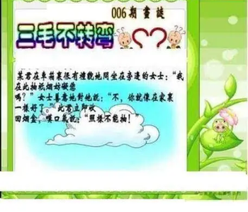 26006期: 三毛3D精品图谜