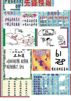 26070期: 福彩3D丹东全图分析