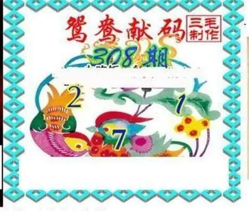 25308期: 三毛3D精品图谜
