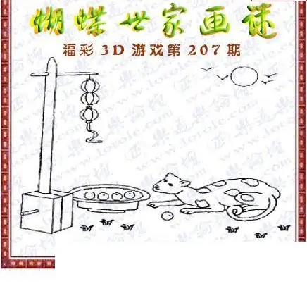 25207期: 3D蝴蝶世家蝴蝶彩图