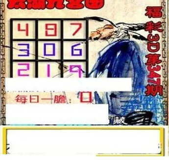 25347期: 太湖图福彩3D精品预测