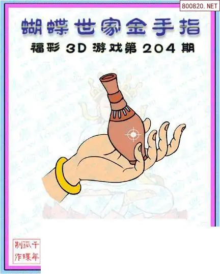 25204期: 3D蝴蝶世家蝴蝶彩图