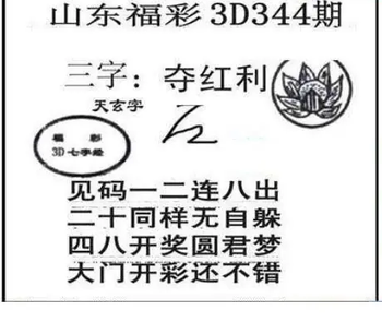 25344期: 三毛3D精品图谜