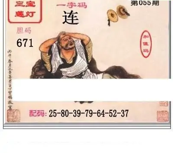 福彩3D26055期天中全套预测分析图