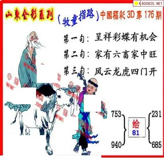 25176期: 福彩3D丹东全图分析