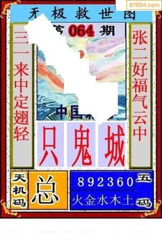 福彩3D26064期天中全套预测分析图